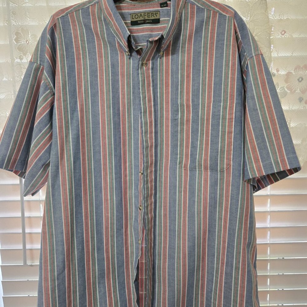 Loafers by Reeds St.James. Casual Men’s Button down. Wrinkle Resistant Sz.XL